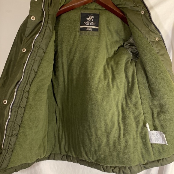 Girls Zip/Button up winter coat size 10/12 - Picture 6 of 7